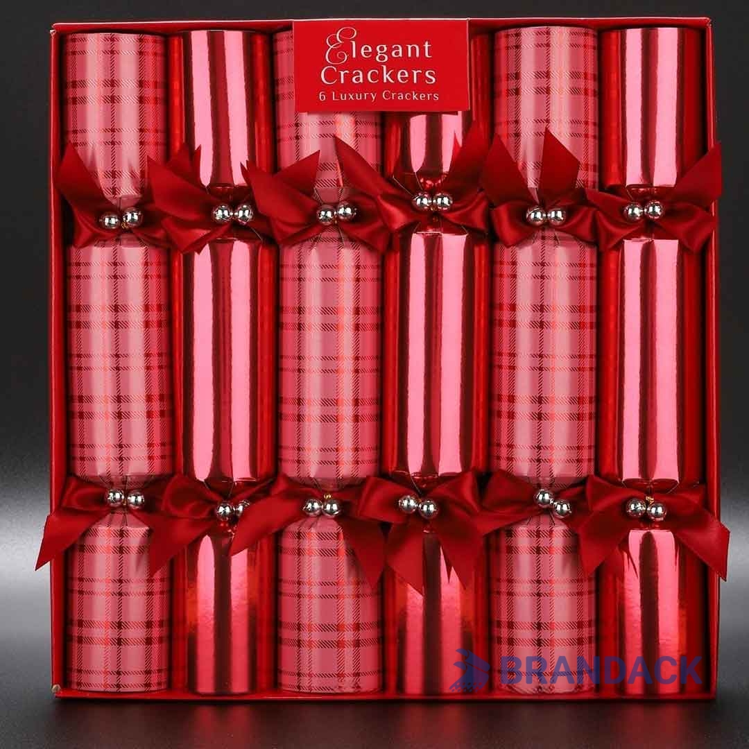 High-end Flat Pack Christmas Crackers in Stock with Designer Service