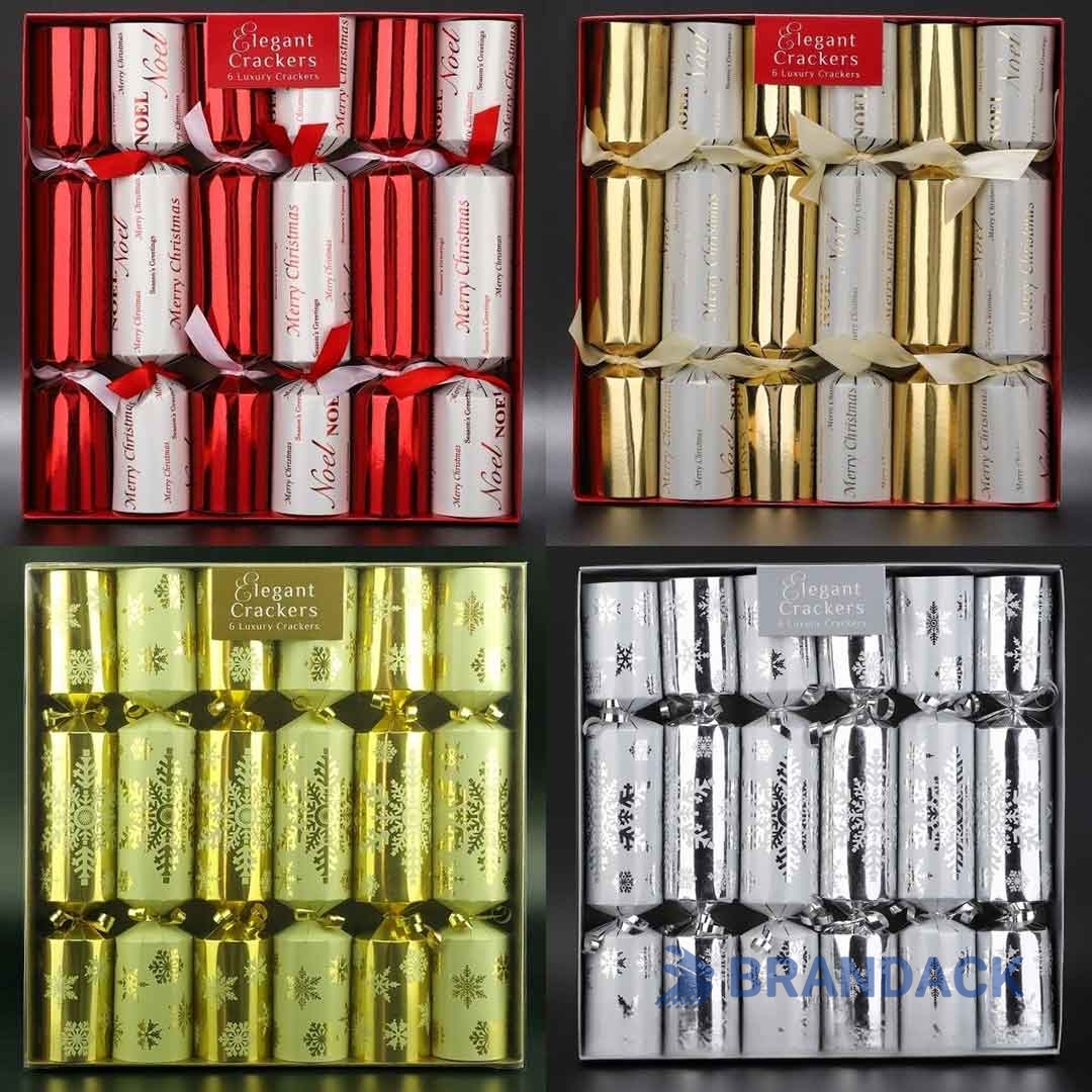 Custom Charity Christmas Crackers for Branding Promotional Xmas Gifts